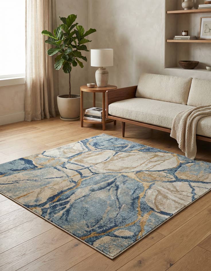 Detail image of 6' x 6' Ethereal Square Rug