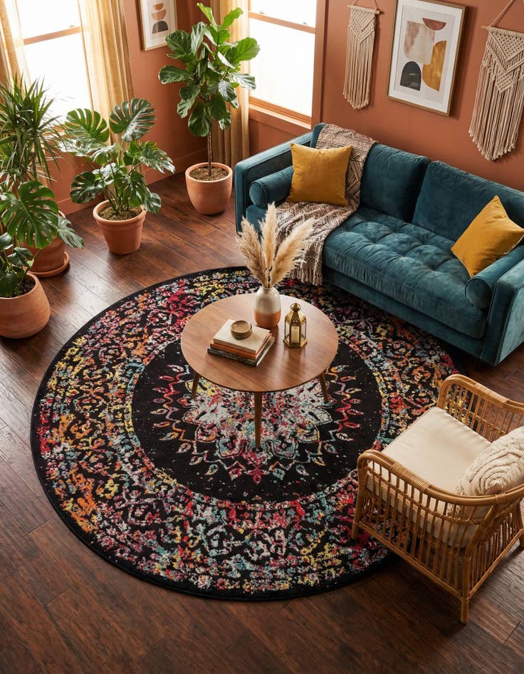 Detail image of 10' x 10' Madeline Round Rug