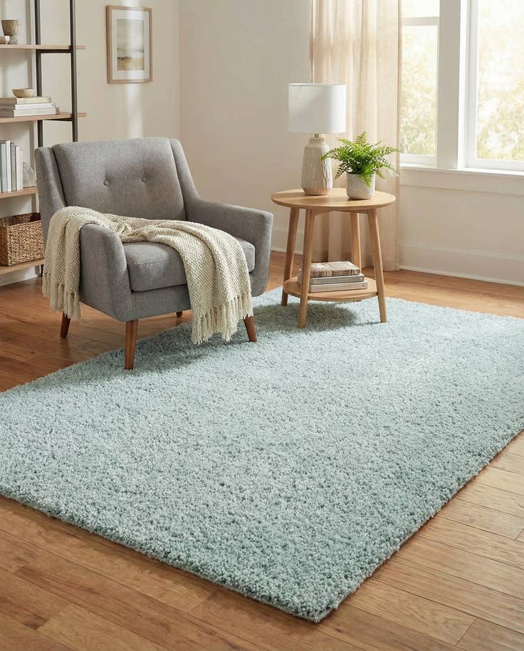 Detail image of 6' x 9' Soft Solid Shag Rug