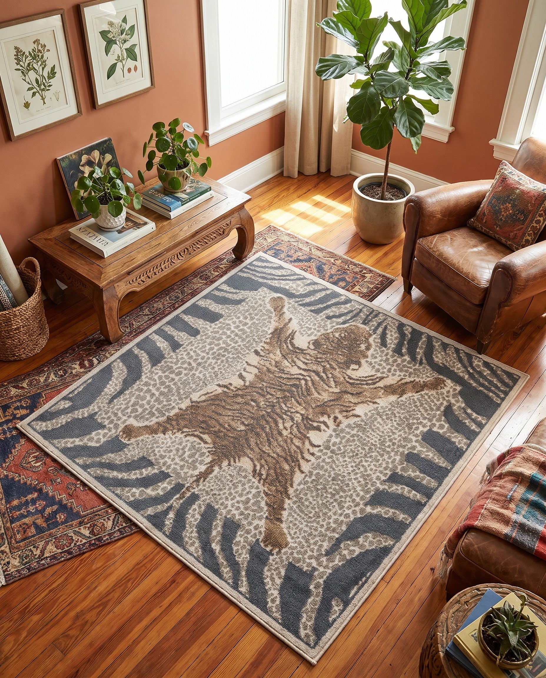 5' 3 x 5' 3 Savannah Square Rug