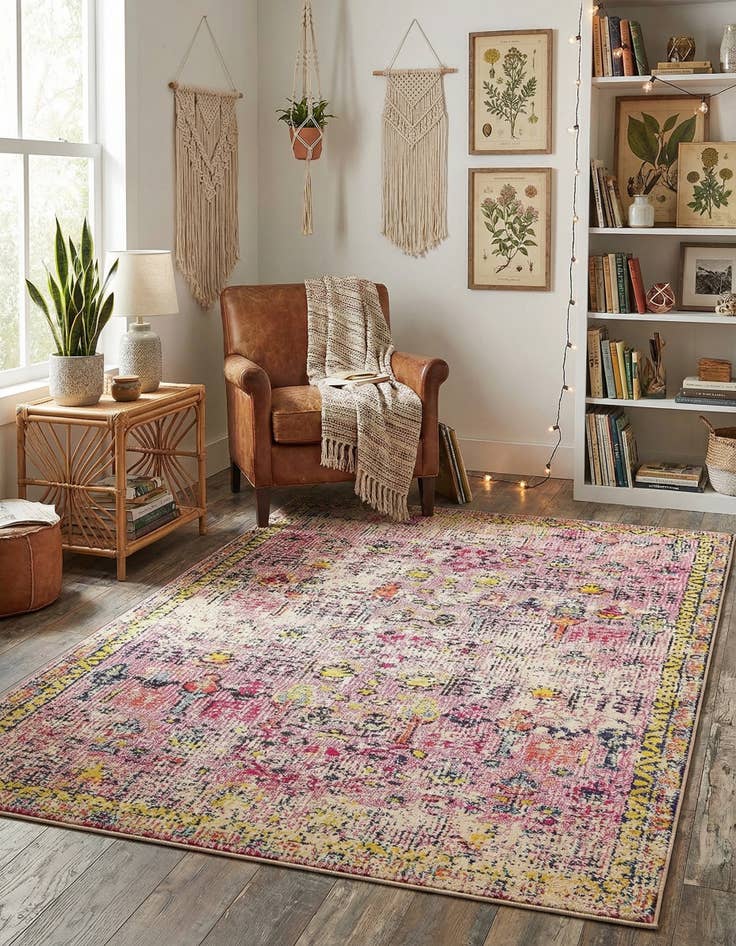 Detail image of 5' x 8' Washable El Paso Rug