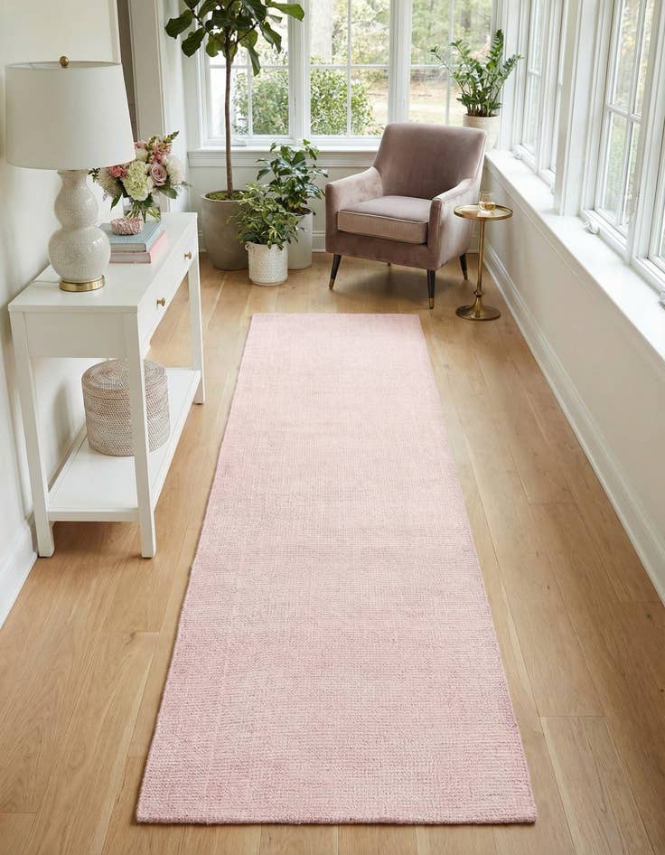 Detail image of 2' x 9' 10  Hand Woven Jill Zarin English Manor Farmhouse Wool Runner Rug