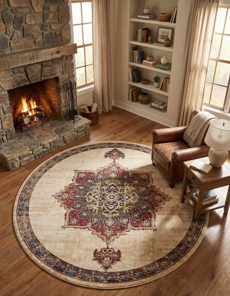 Detail image of 8' x 8' Eden Round Rug