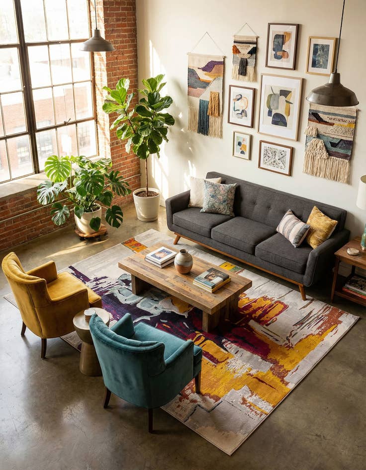 Detail image of 8' x 11' Washable Hyacinth Rug