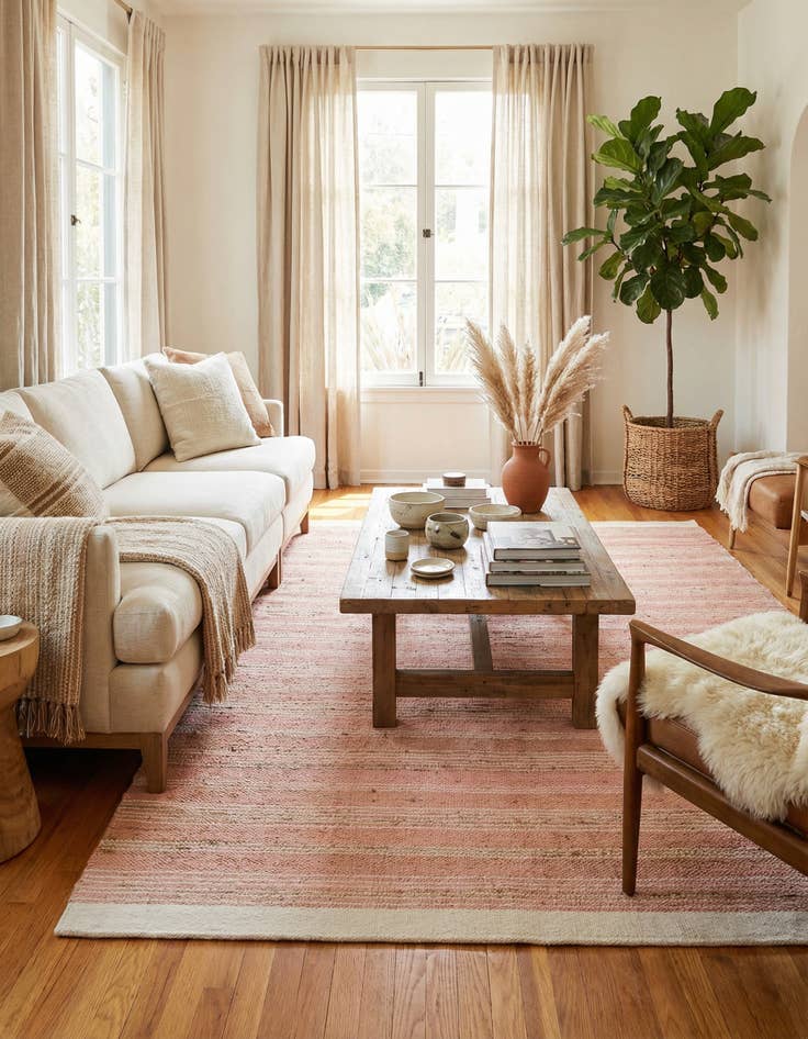 Detail image of 7' 10 x 10' Hand Woven Lariat Rug