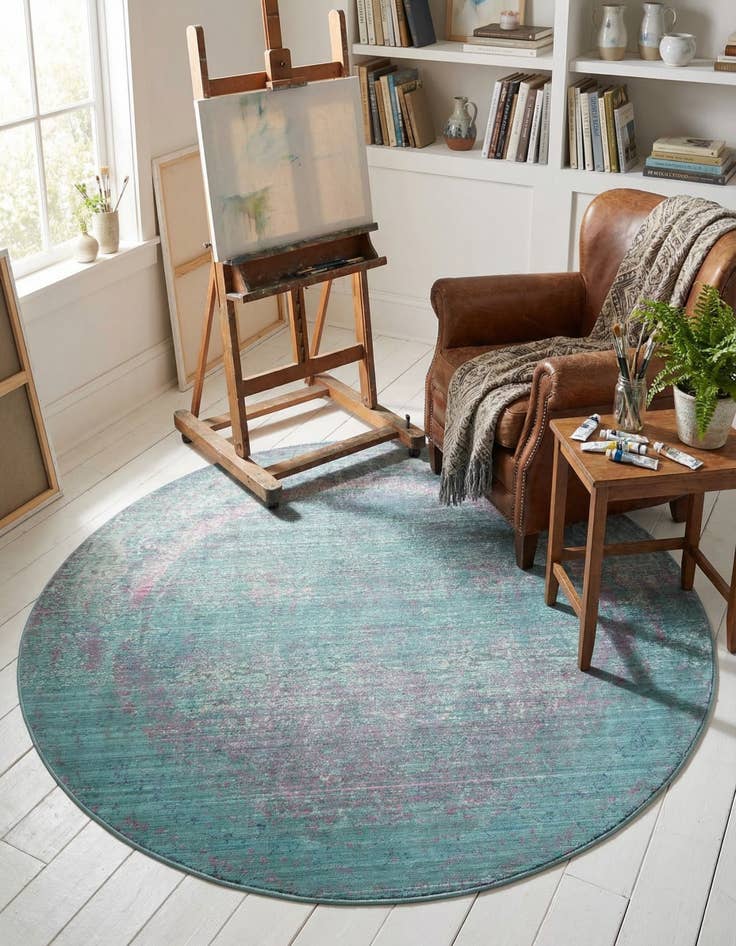 Detail image of 6' x 6' Alexis Round Rug