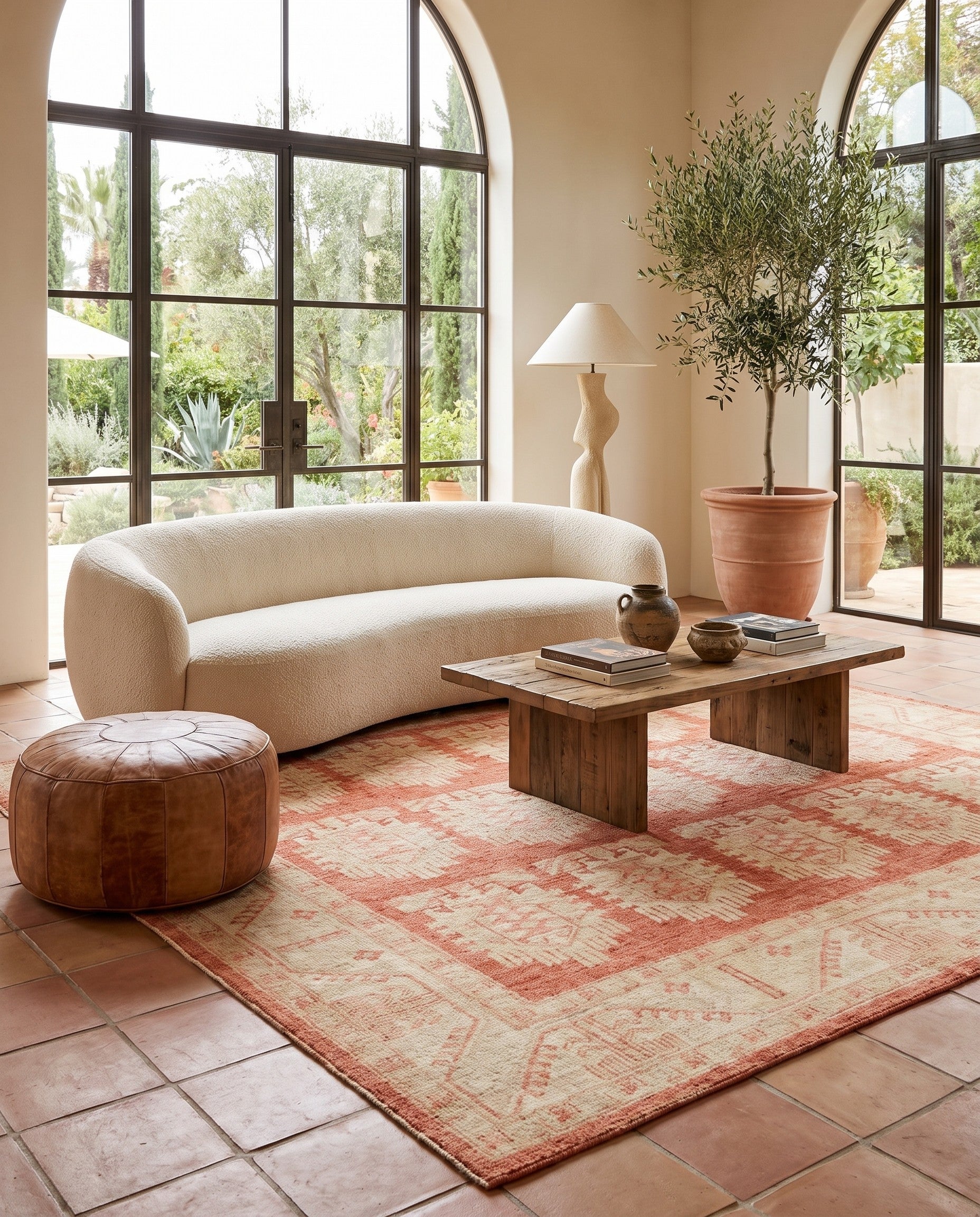 180cm x 230cm Hand Knotted Ziegler Rug