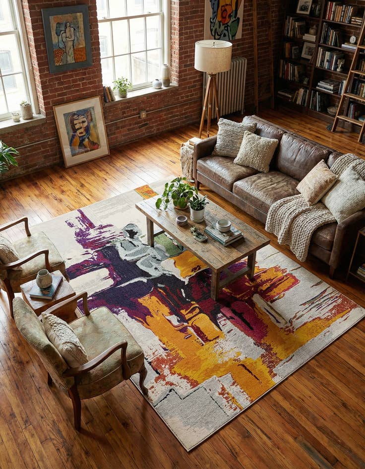 Detail image of 7' x 10' Washable Hyacinth Rug