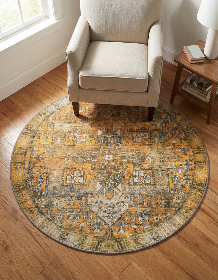 Detail image of 3' 6 x 3' 6 Timeless Round Rug