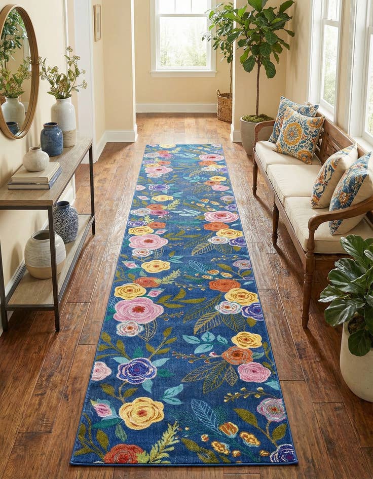 Detail image of 2' 7 x 16' 5 Blossom Runner Rug