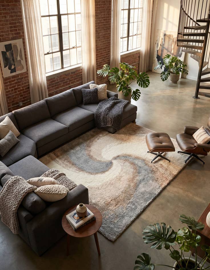 Detail image of 7' 10 x 10' Soft Touch Shag Rug