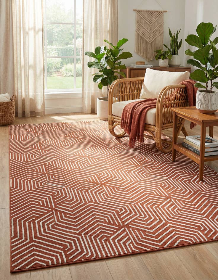 Detail image of 5' 3 x 8' Aakaar Rug