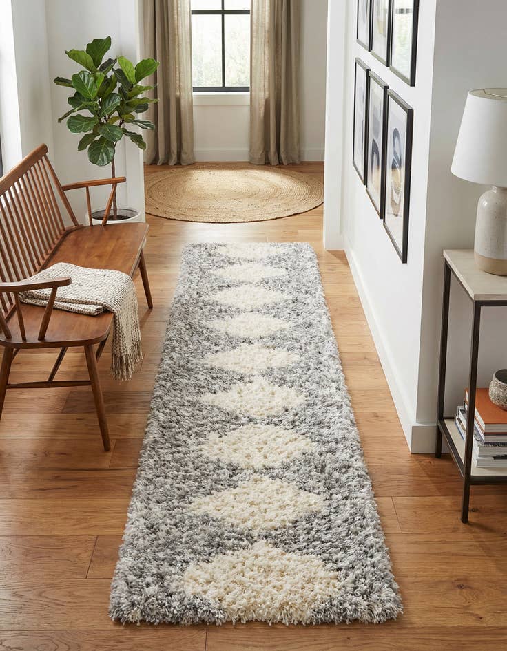 Detail image of 2' x 8' Infinity Shag Runner Rug