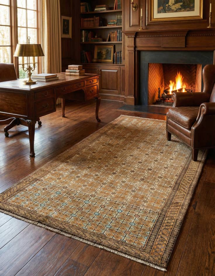 Detail image of 3' 11 x 7' 2 Hamedan Rug