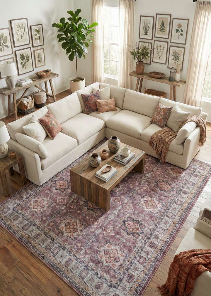 9' 5 x 13' 1 Washable Timeless Rug