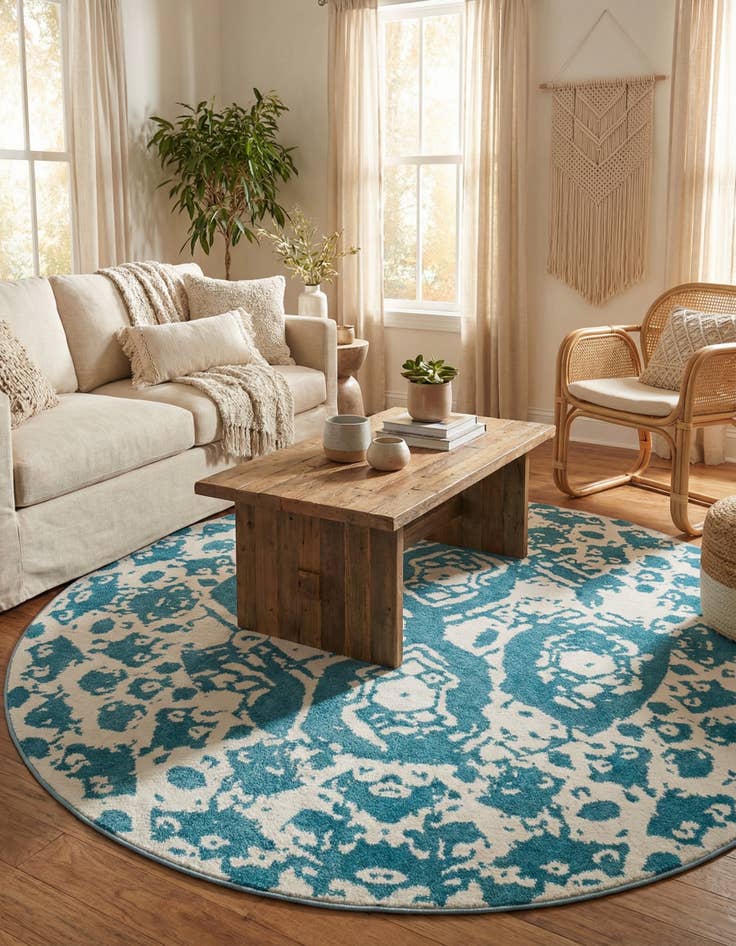 Detail image of 8' x 8' Veneto Round Rug