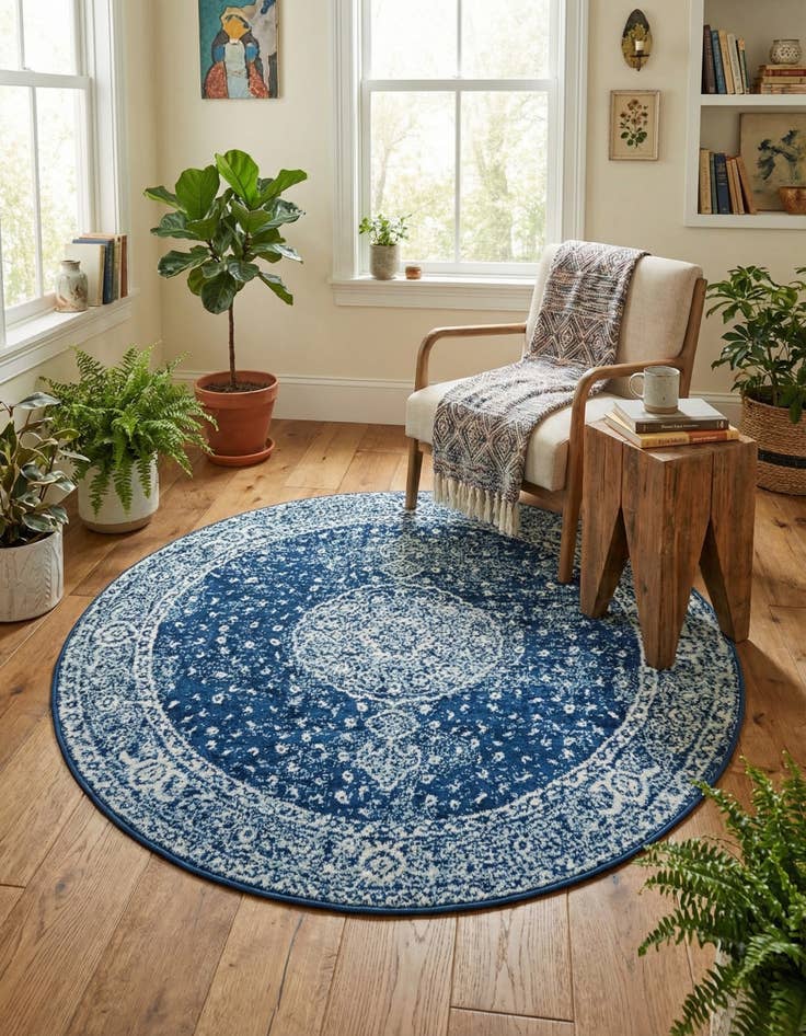 Detail image of 5' 3 x 5' 3 Dover Round Rug