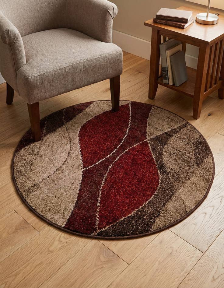 Detail image of 3' x 3' Equinox Round Rug