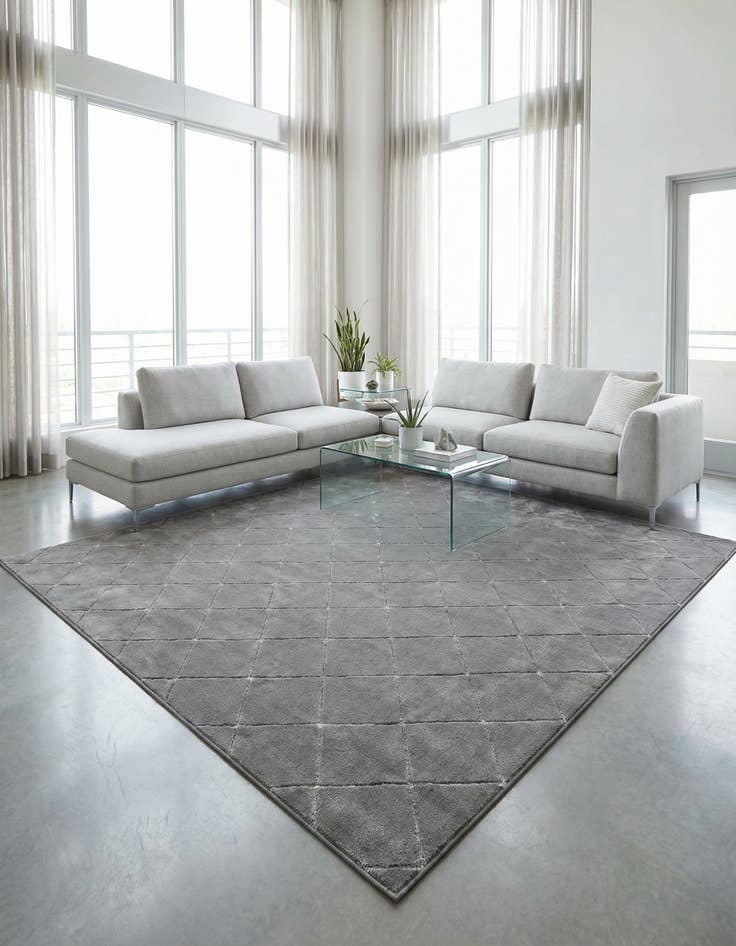 Detail image of 10' x 10' Vogue Geo Square Rug