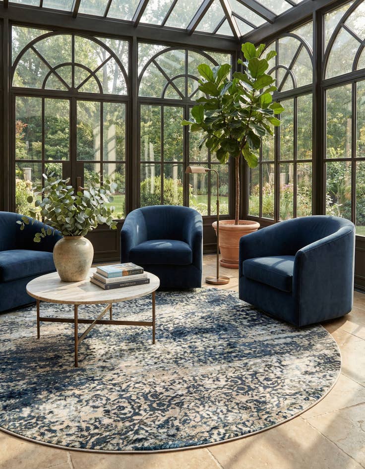 Detail image of 10' x 10' Gossamer Round Rug