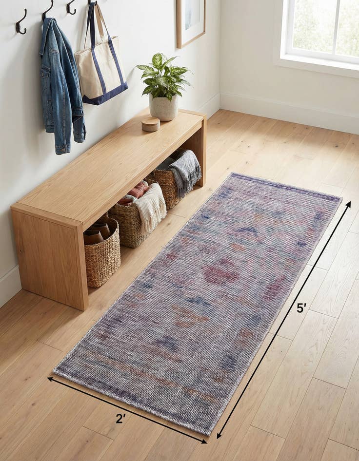 Detail image of 2' x 5' Washable Sisu Runner Rug