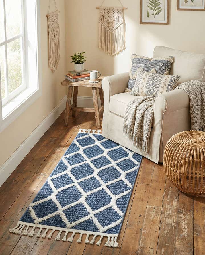 60cm x 125cm Boho Läufer Teppich
