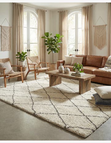 9' x 12' 2 Moroccan Shag Rug
