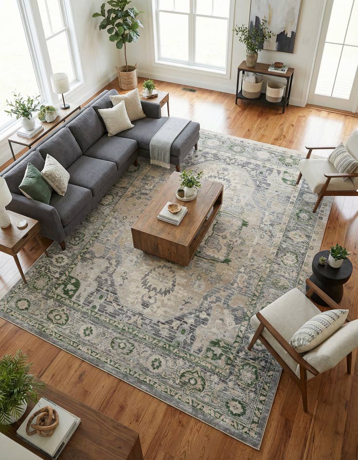 Detail image of 10' x 13' Madeline Vintage Rug