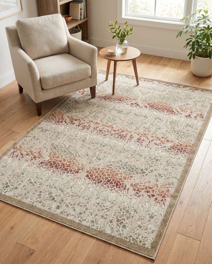 4' x 6' Easy-Clean Modern Indoor / Outdoor Rug
