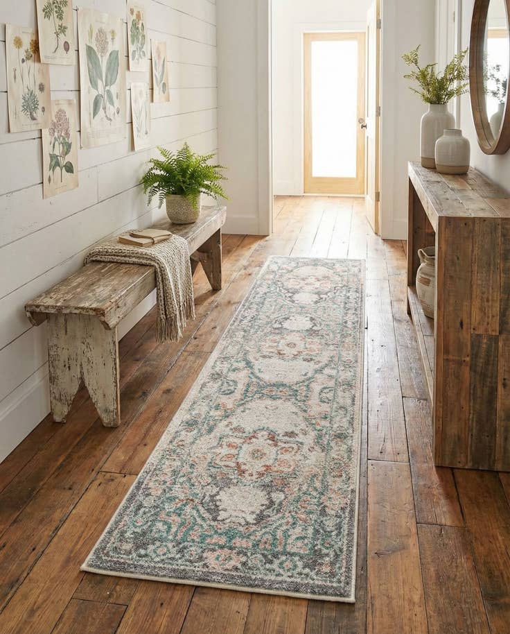 Detail image of 2' x 8' Madeline Vintage Runner Rug