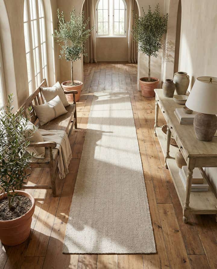 2' x 9' 10 Hand Woven Jill Zarin English Manor Farmhouse Wool Runner Rug