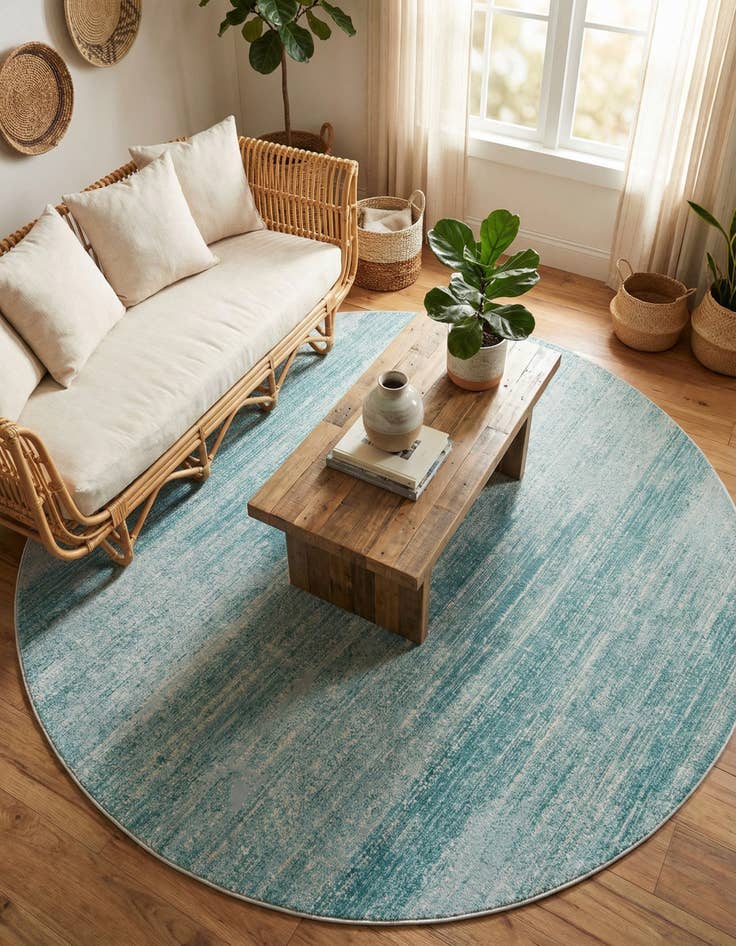 Detail image of 8' x 8' Uptown Madison Avenue Round Rug