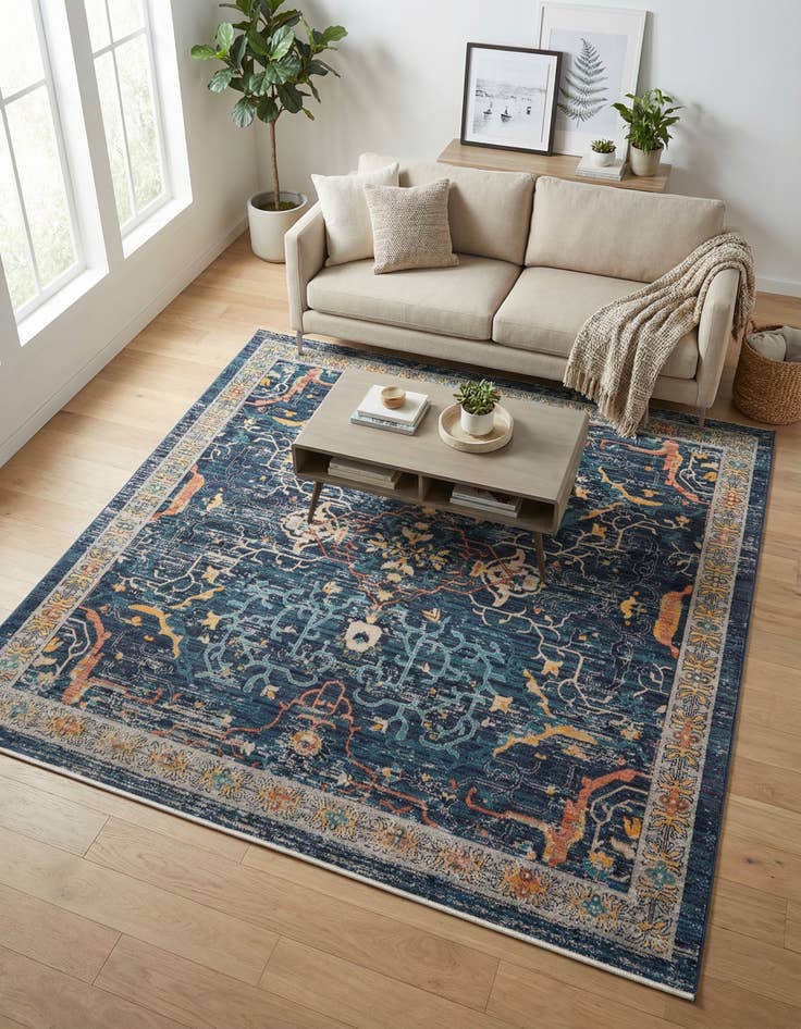 Detail image of 7' 10 x 7' 10 Lola Square Rug