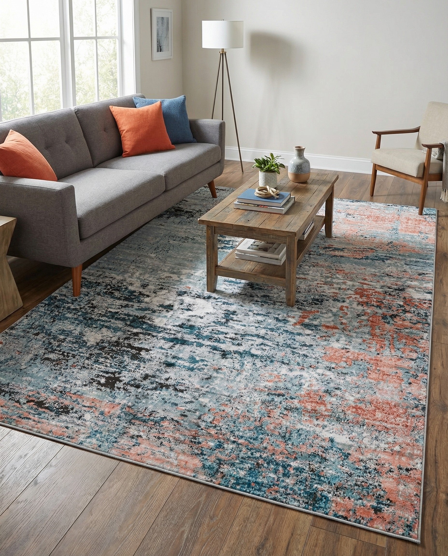 Multicolor 7' x 10' Leipzig Rug | Rugs.com