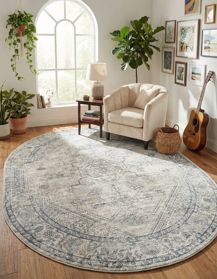 Detail image of 7' 10 x 10' 2 Newport Oval Rug