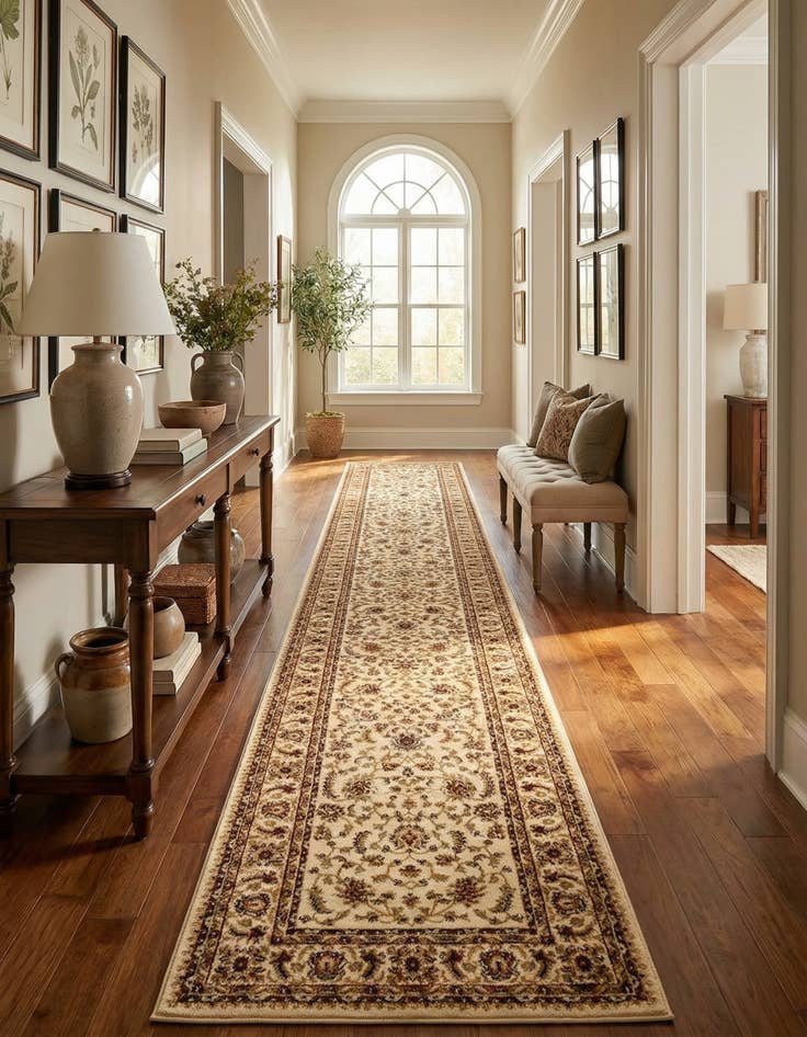 Detail image of 3' x 19' 8 Aditi Runner Rug