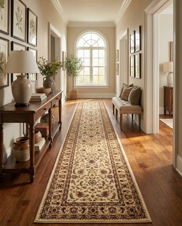 Detail image of 3' x 19' 8 Aditi Runner Rug