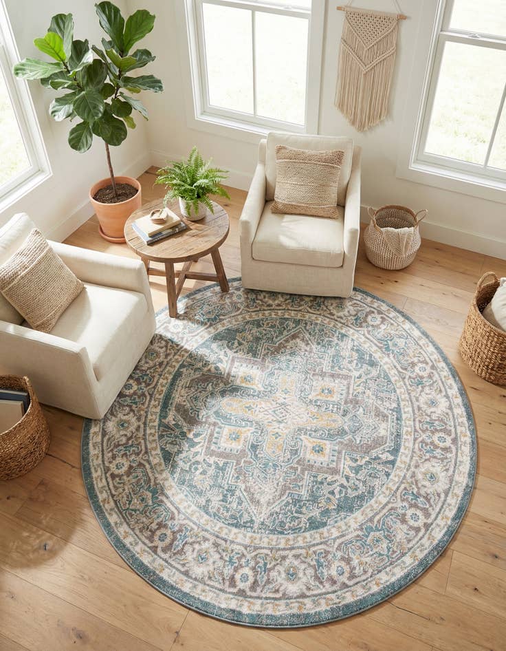 Detail image of 8' x 8' Havana Round Rug