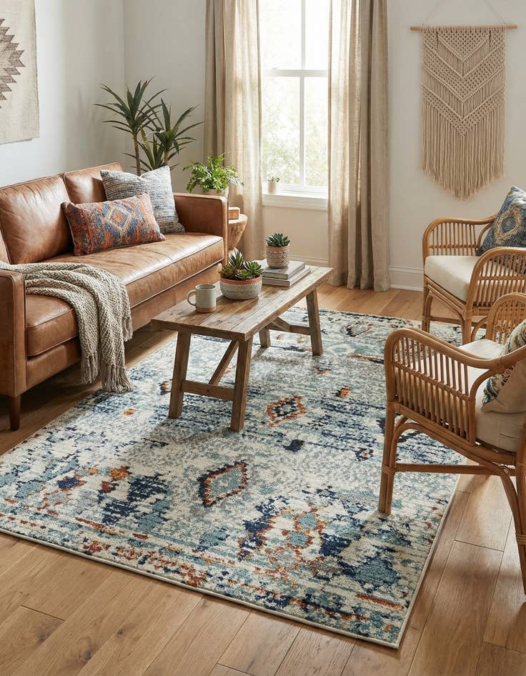 Detail image of 4' x 6' Morocco Rug