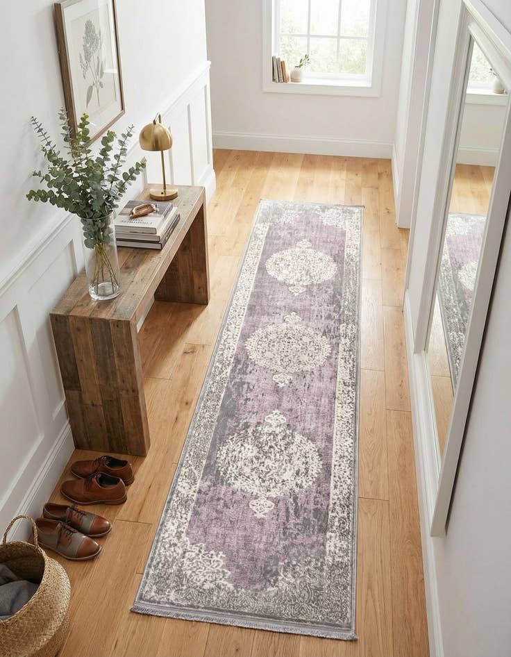 Detail image of 2' 7 x 12' New Vintage Runner Rug