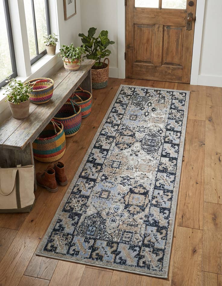 Detail image of 2' x 5' Kamala Washable Runner Rug
