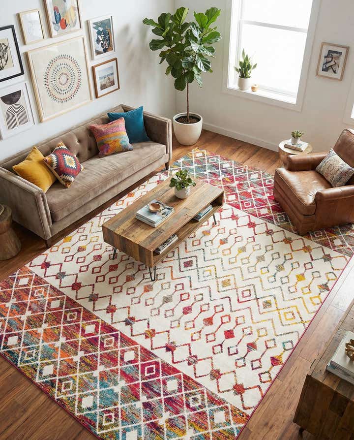 10' 8 x 14' Moroccan Trellis Rug