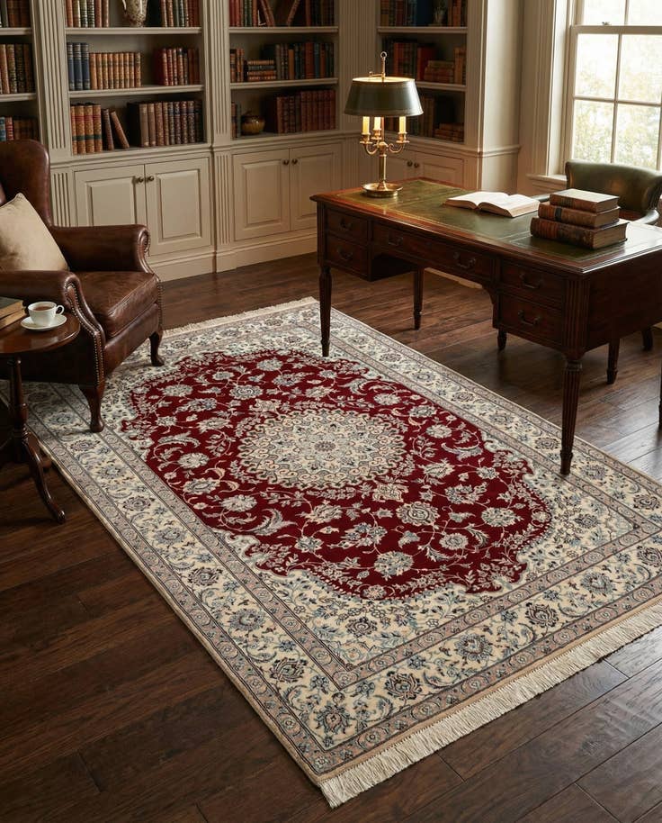 Detail image of 4' 2 x 6' 8 Nain Rug