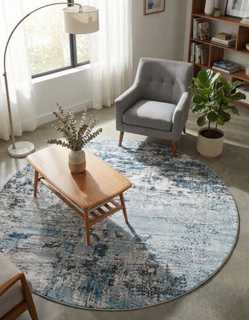 7' x 7' Leipzig Round Rug