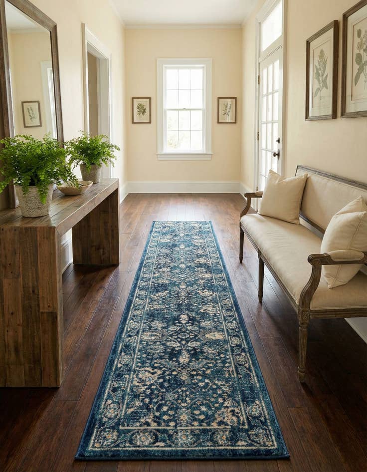 Detail image of 2' 7 x 12' Stockholm Runner Rug