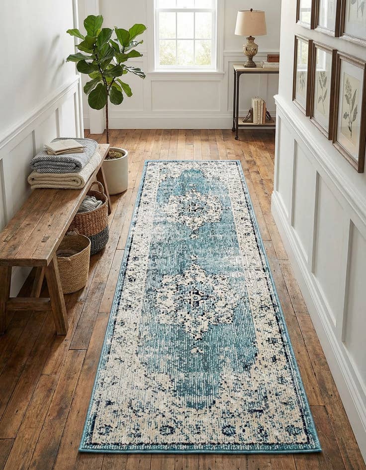 Detail image of 2' 2 x 6' Amulet Runner Rug