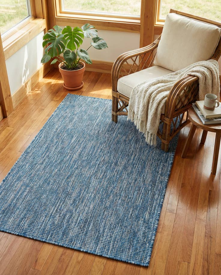 Detail image of 3' x 5' 3 Easy-Clean Solid Indoor / Outdoor Rug