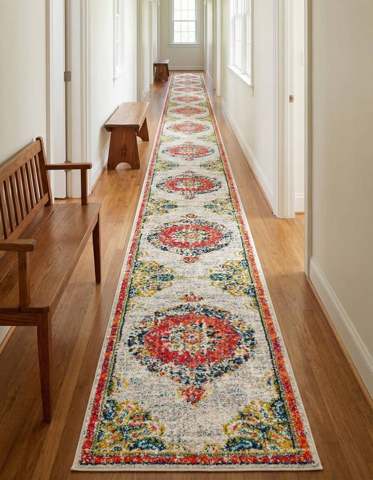 Detail image of 2' 7 x 16' 5 Madeline Runner Rug