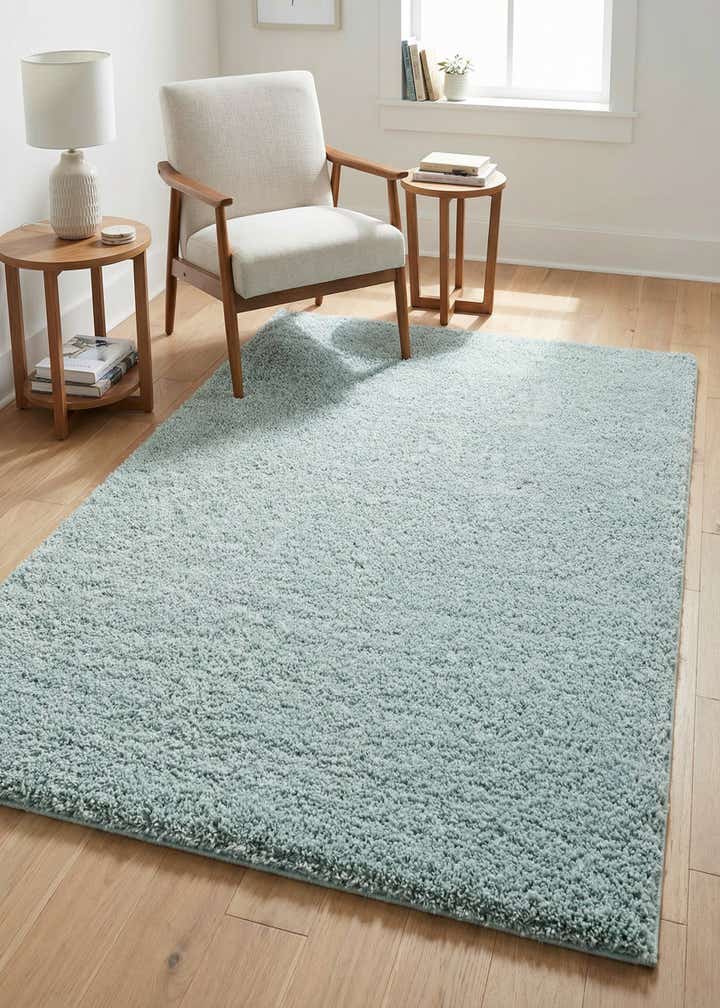 4' x 6' Soft Solid Shag Rug