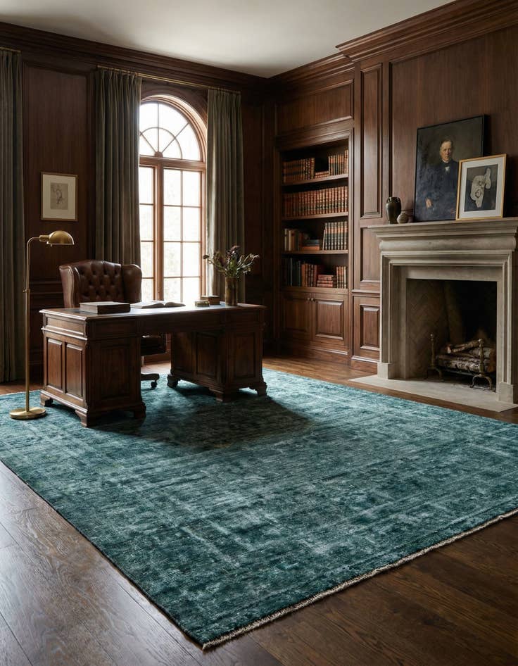 Detail image of 8' 3 x 11' Hand Knotted Ultra Vintage Persian Wool Rug